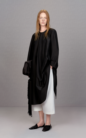 Dress / JNBY Loose A-Line Long Sleeve Dress Black