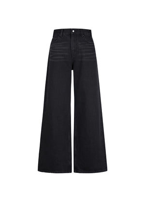 Pants / JNBY Relaxed Cotton Flared Jeans grey11