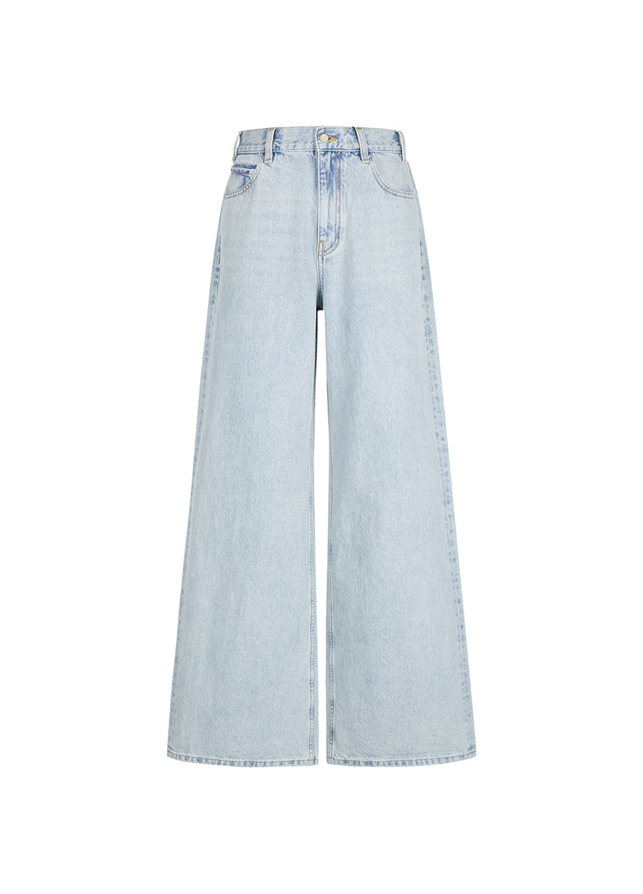 Pants / JNBY Relaxed Cotton Flared Jeans LightSteelBlue1