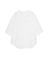Shirt / JNBY Oversized Cotton Poplin V-Neck Top