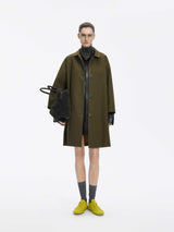 Coat / JNBY Oversized Cotton Mid-Length Trench Coat