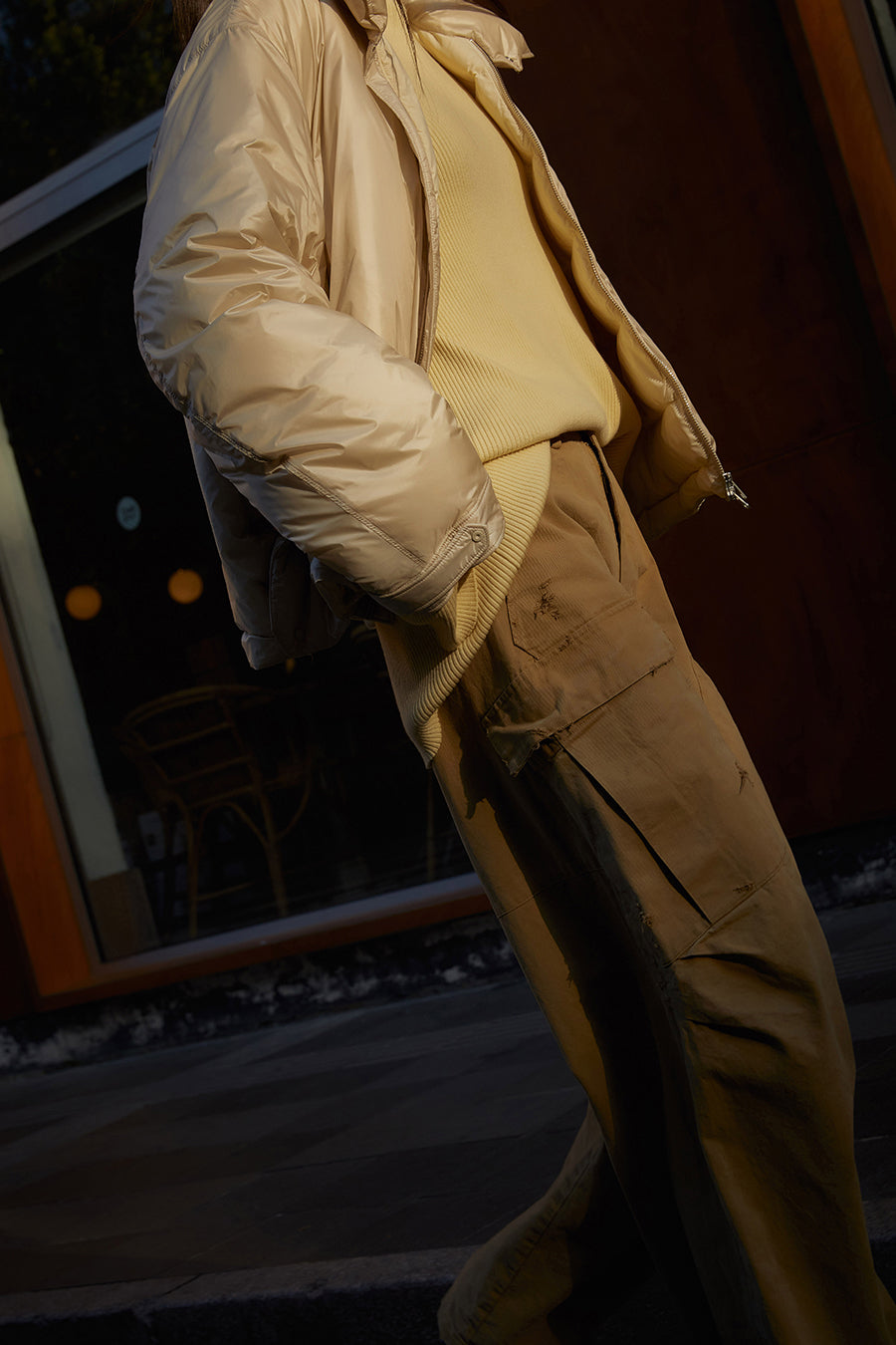 Coat / JNBY Mandarin-collar Down Coat
