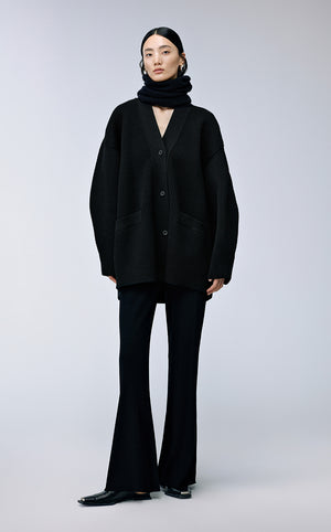 Sweater / JNBY Oversized V-neck Cardigan Black