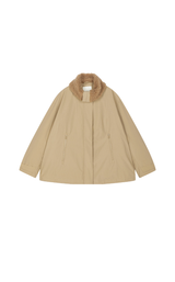 Down Coat / JNBY Oversized Faux-Fur Collar Down Coat