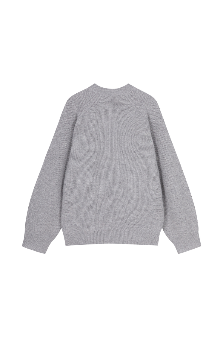 Sweater / JNBY Raglan-Sleeve Cardigan with Chinese Button Closure