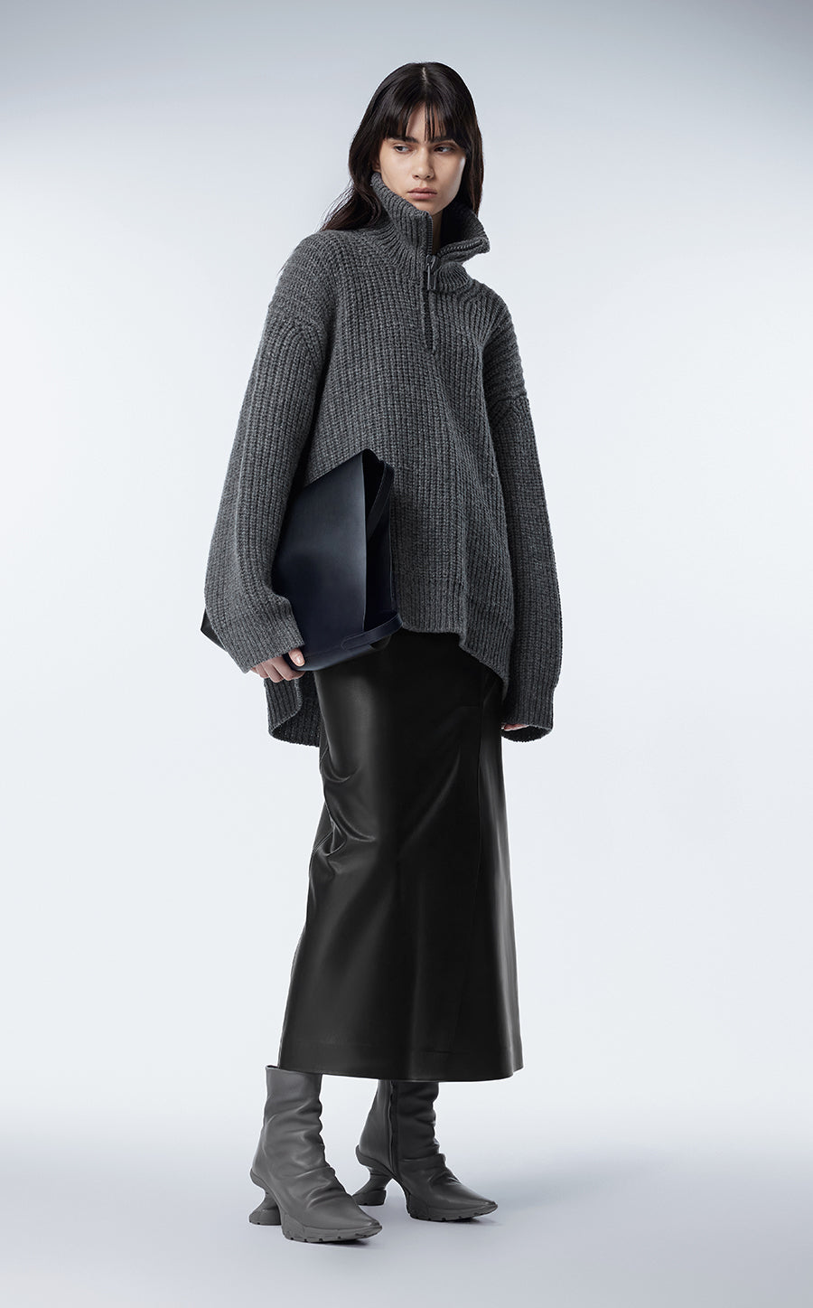 Shoes / JNBY Wool Leather Ankle Boots