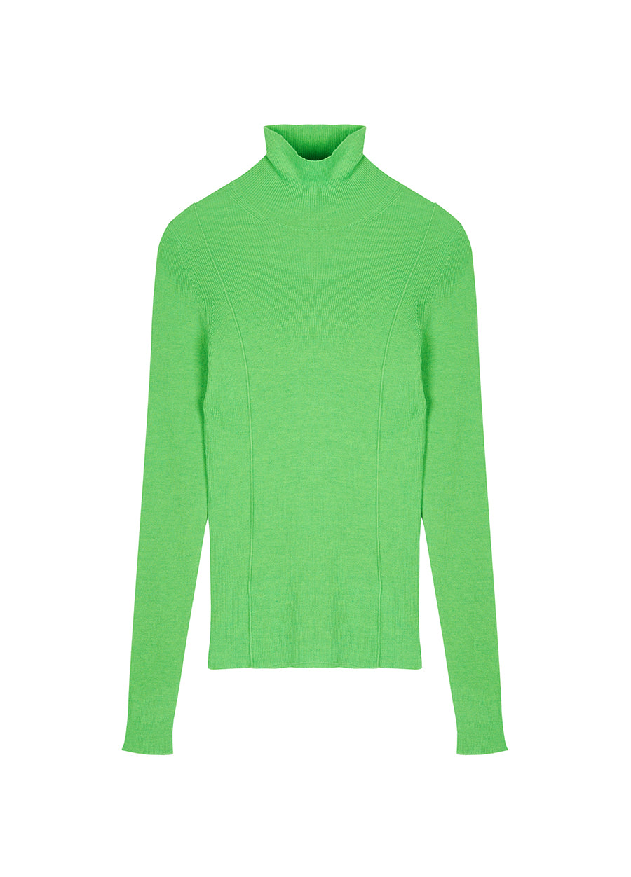 Sweater / JNBY High-neck Wool-blend Cashmere Pullover Sweater