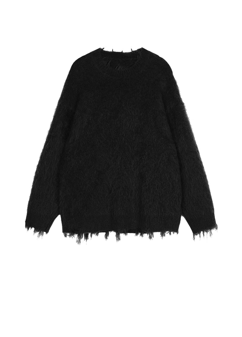 Sweater / JNBY Oversize Alpaca Wool Sweater Black