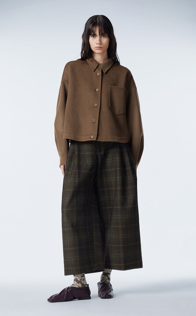 Coat / JNBY   Wool-blend Cashmere Cropped Jacket
