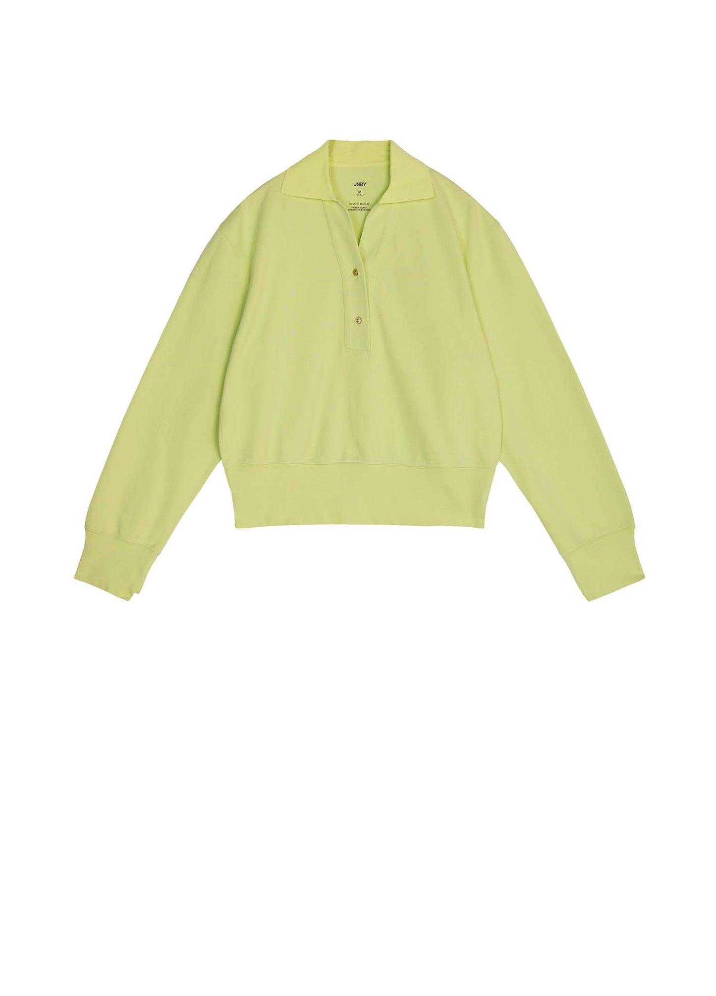 Sweater / JNBY Long Sleeve Pullover Sweater (100% Cotton) Yellow