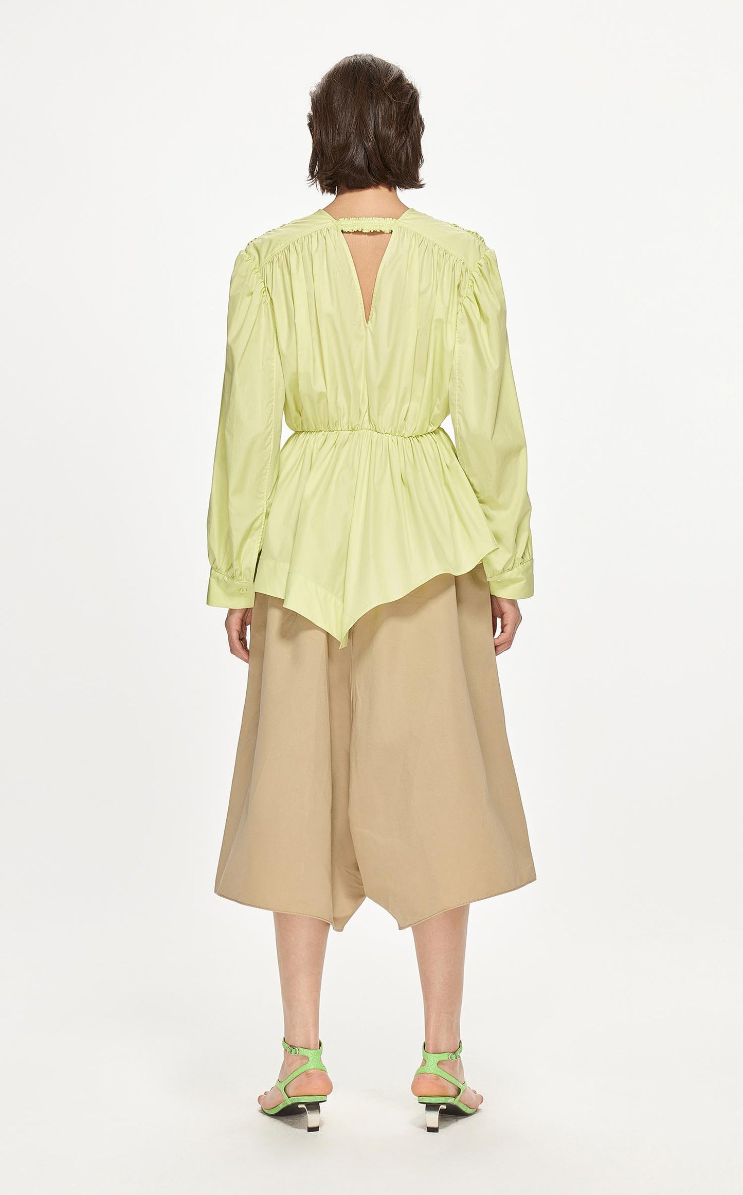 Pants / JNBY Loose Fit Cotton Linen Blended Pants