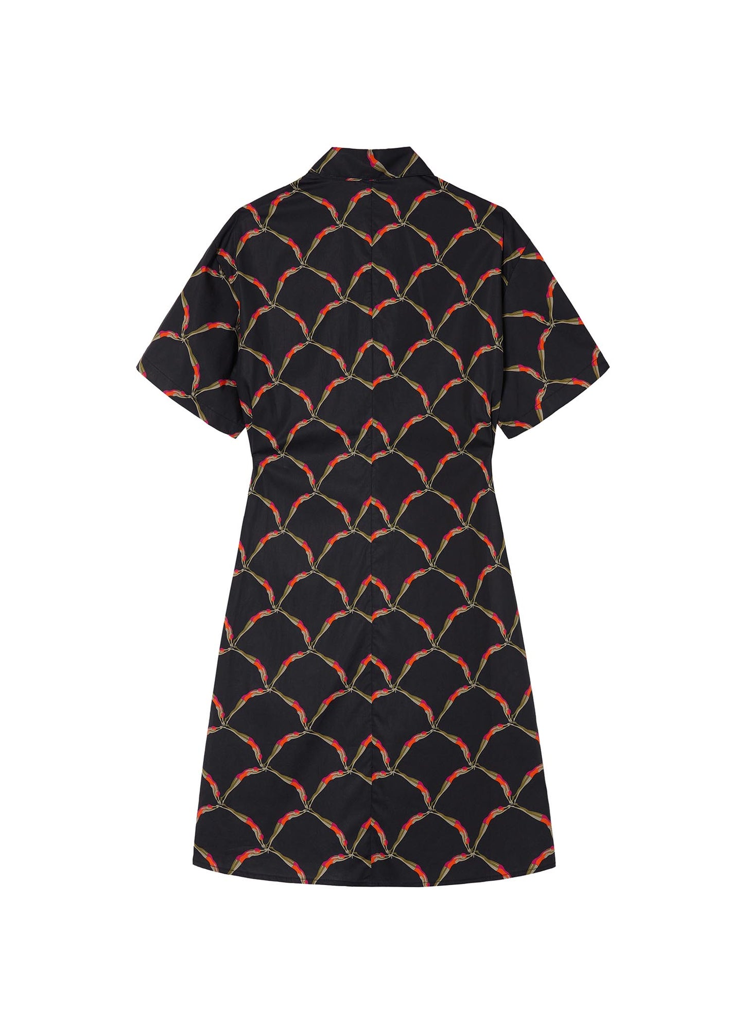 Dresses / JNBY Full Print Short Sleeve Dress (100% Cotton)