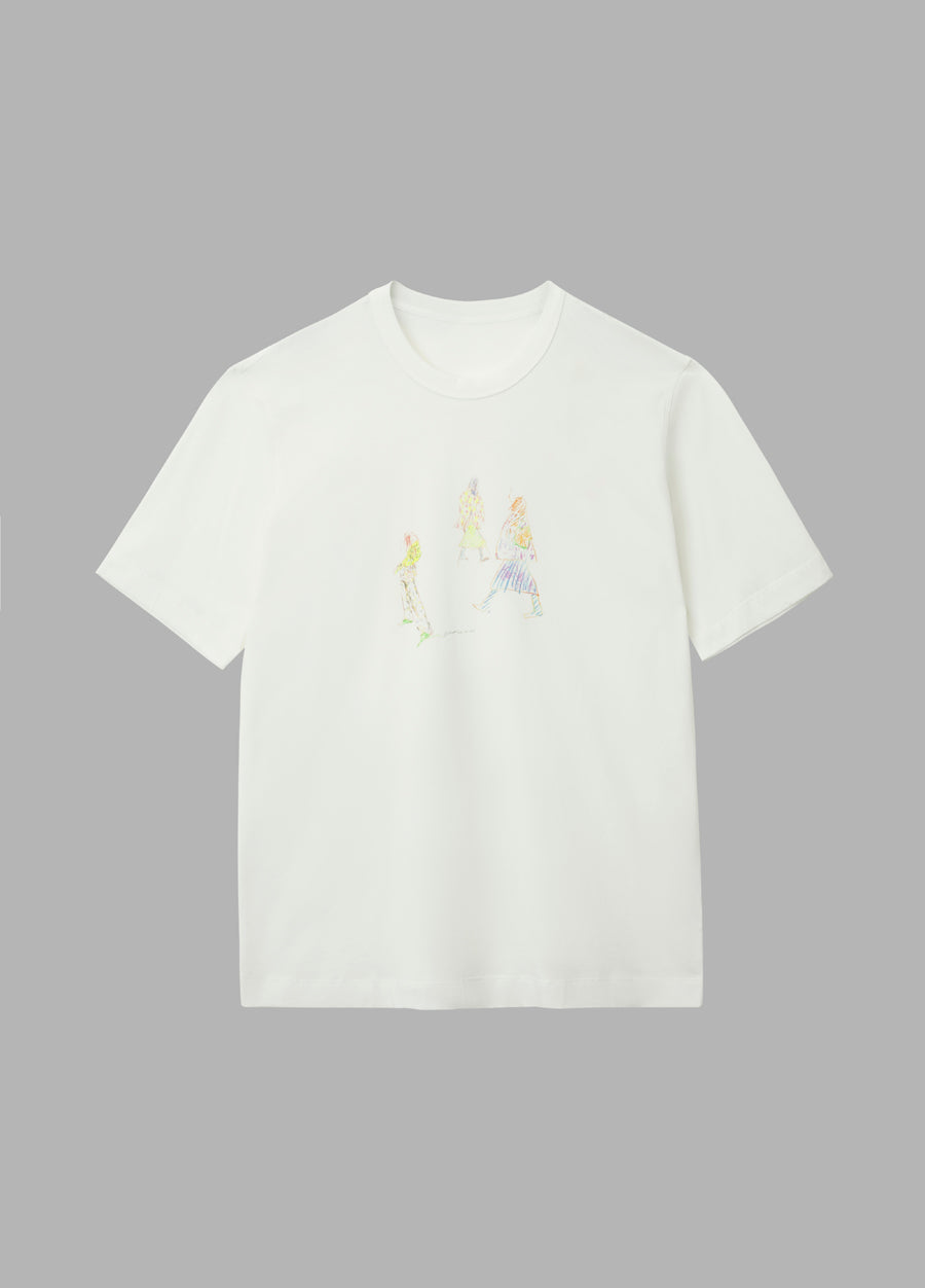 T-shirt / JNBY Funny Illustration Printed Round Neck T-shirt