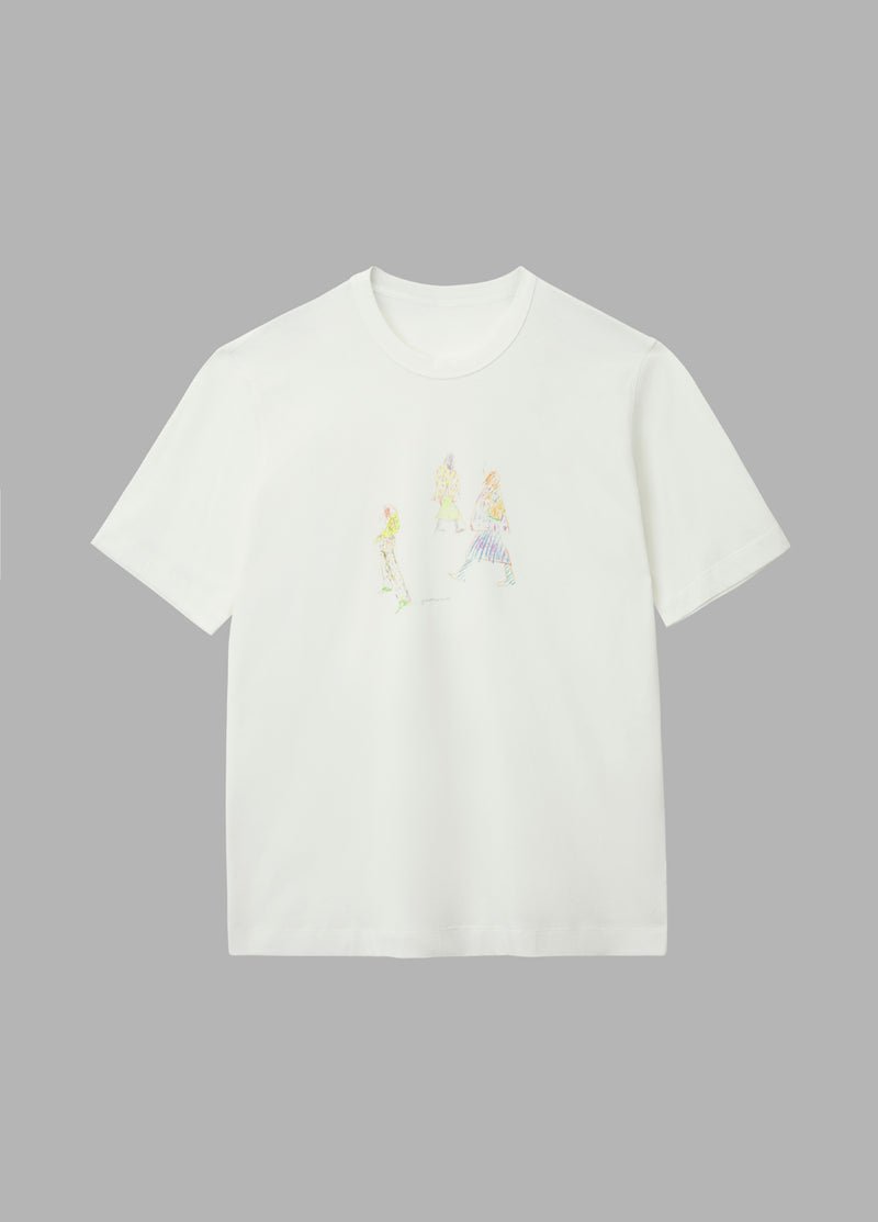 T-shirt / JNBY Funny Illustration Printed Round Neck T-shirt