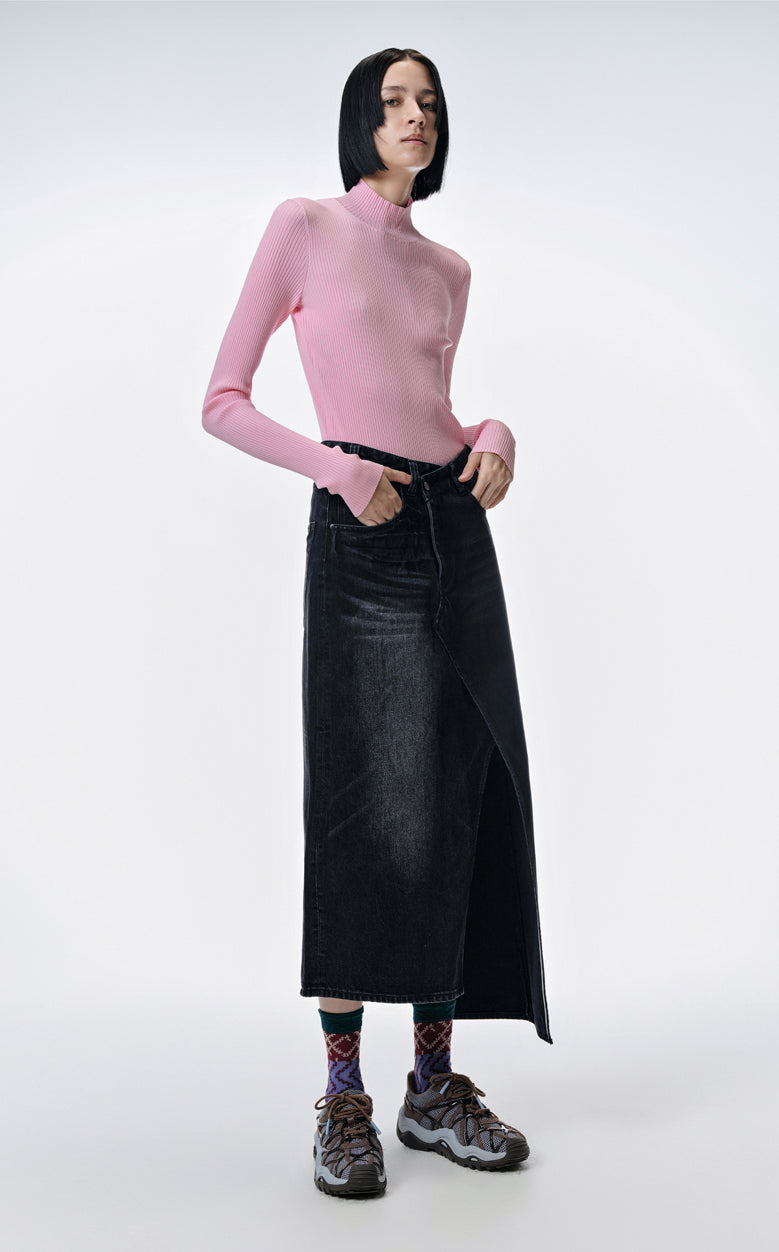 Sweater / JNBY Skin-friendly Breathable Slim Fit Half Turtleneck Sweater