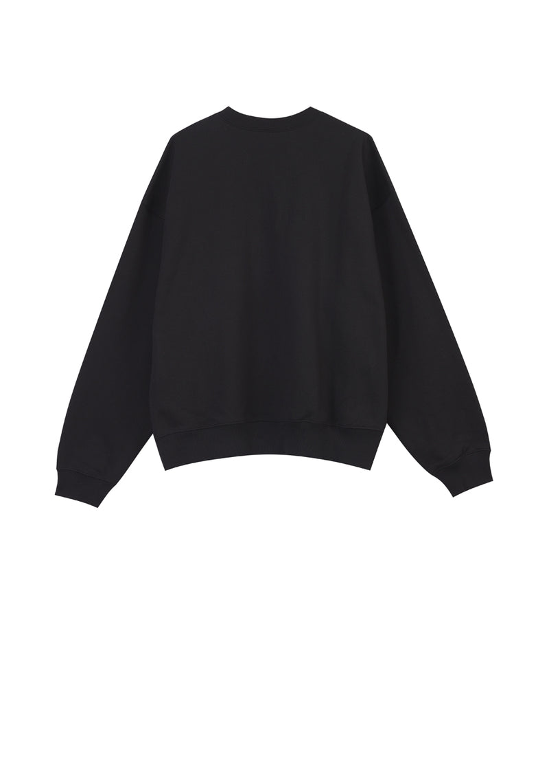 Sweatshirt / JNBY Windblown Rabbit Pattern Loose Fit Round Neck Long Sleeve Sweatshirt