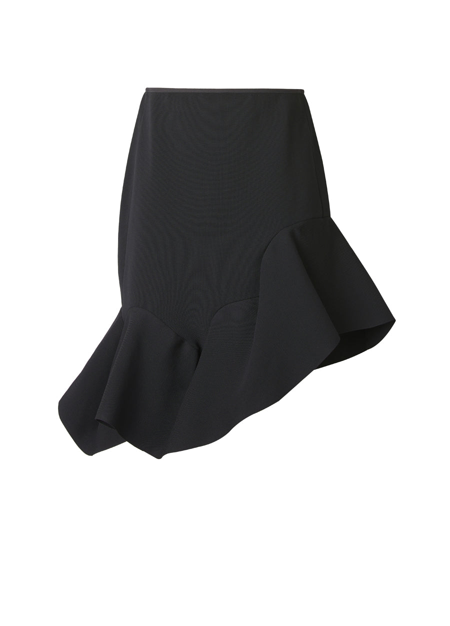 Skirt / JNBY Irregular Hem Skirt Black