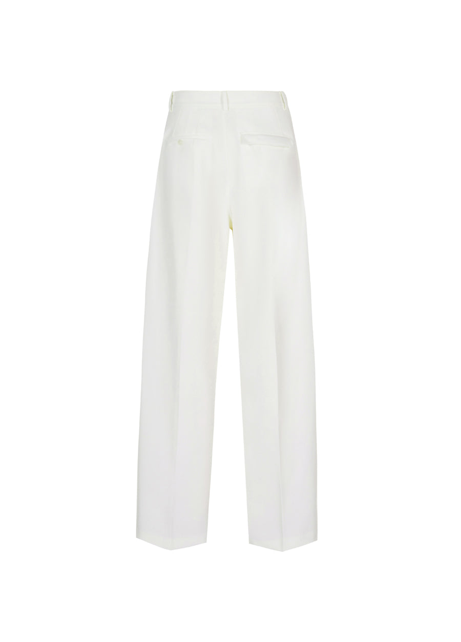 Pants / JNBY All-match Classic High-waist Straight-leg Loose Fit Pants