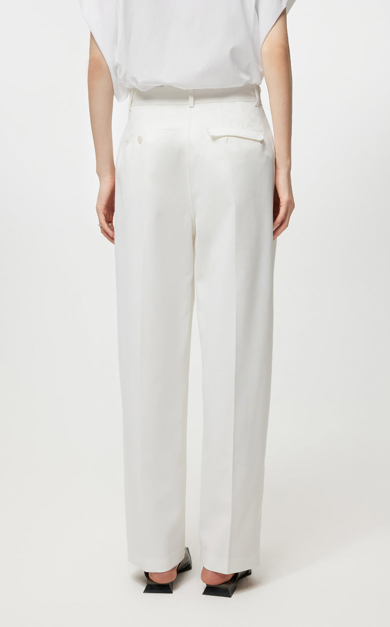 Pants / JNBY All-match Classic High-waist Straight-leg Loose Fit Pants