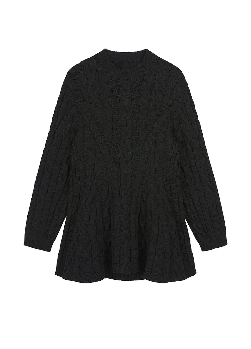Sweater / JNBY Round Neck Sweater Black