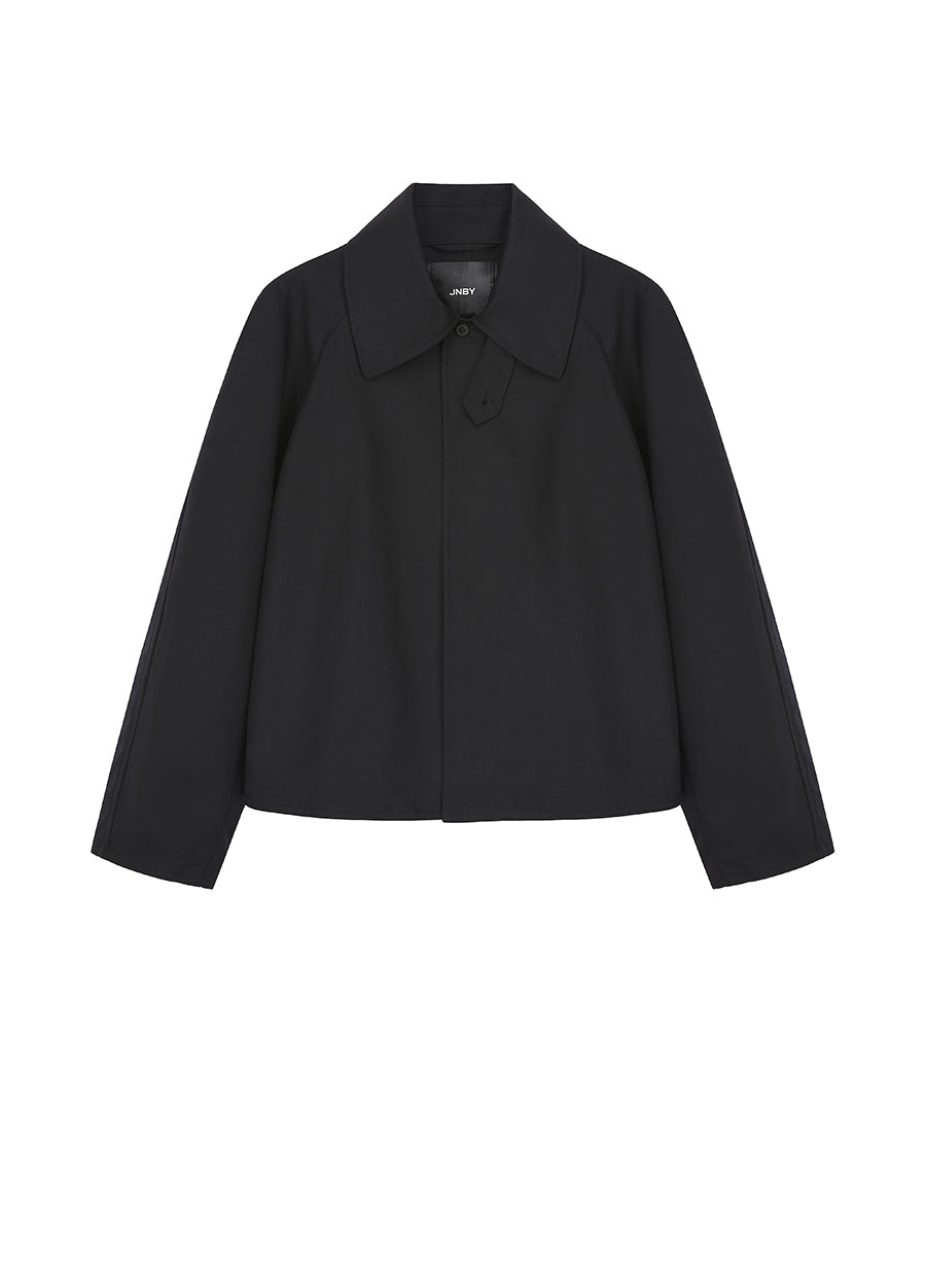 Coat / JNBY Solid Cotton Jacket Black