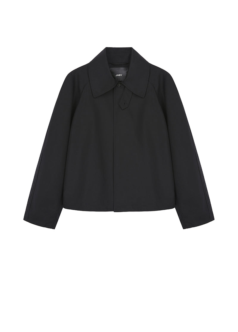 Coat / JNBY Solid Cotton Jacket Black