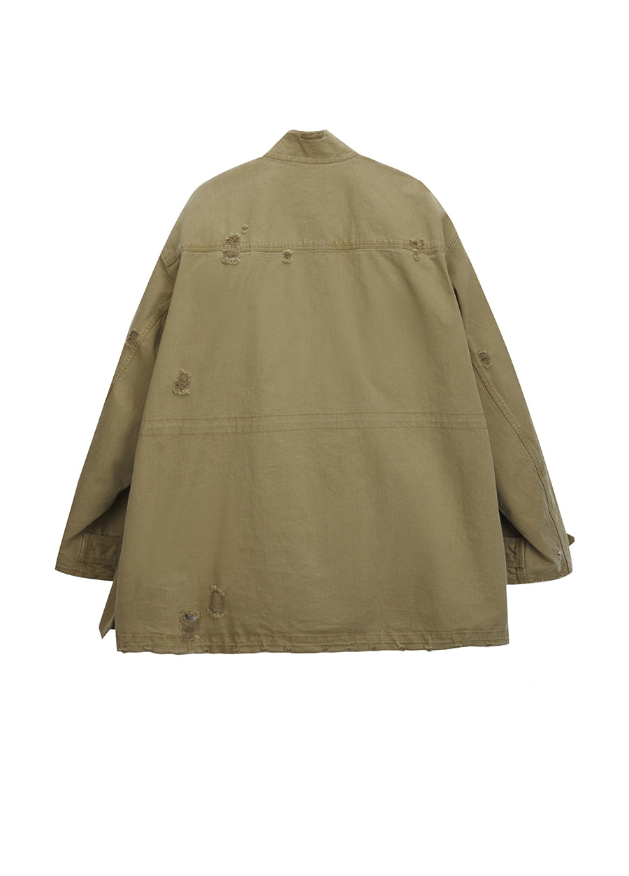 Coat / JNBY Cotton Trench Coat
