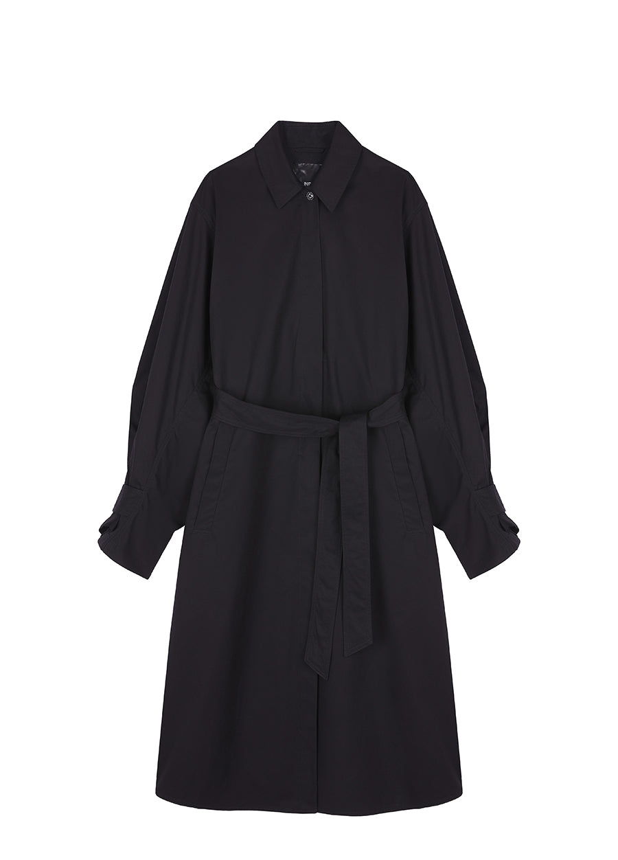 Coat / JNBY Cotton Trench Coat