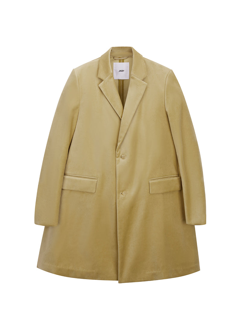 Coat / JNBY Cotton Trench Coat Yellow