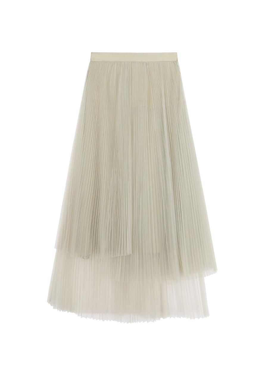 Skirt / JNBY Mesh Skirt Gray