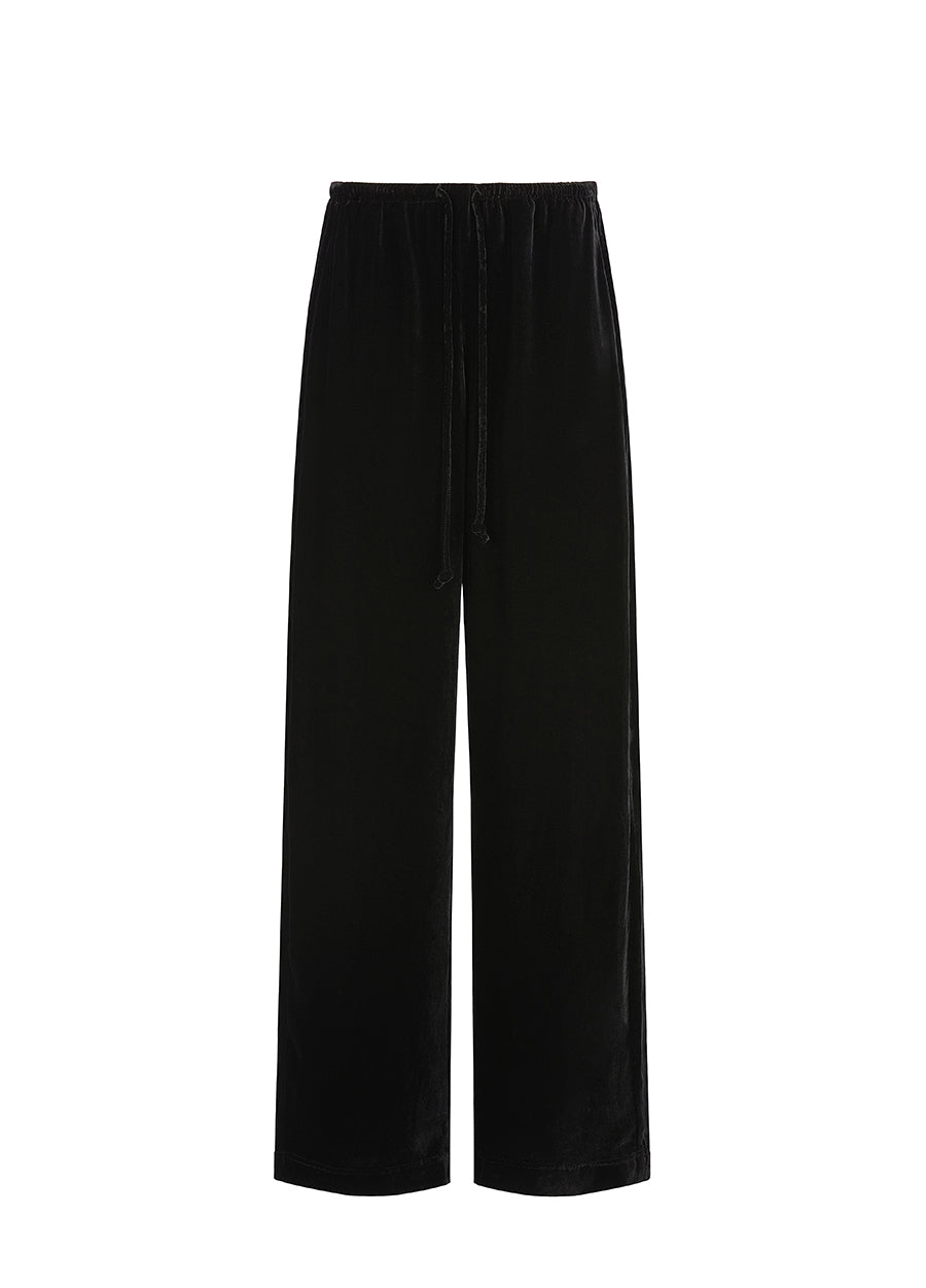 Pants / JNBY Retro Vicose Wide Leg Pants Black