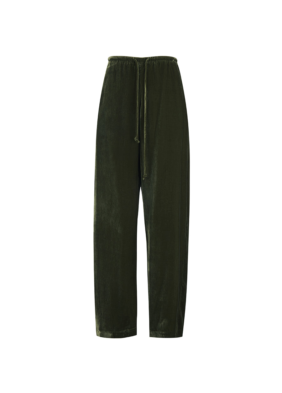 Pants / JNBY Retro Vicose Wide Leg Pants Green