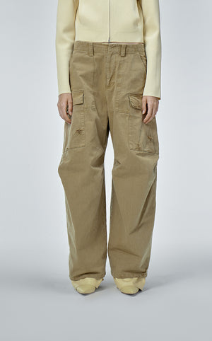 Pants / JNBY Cotton Cargo Pants Khaki