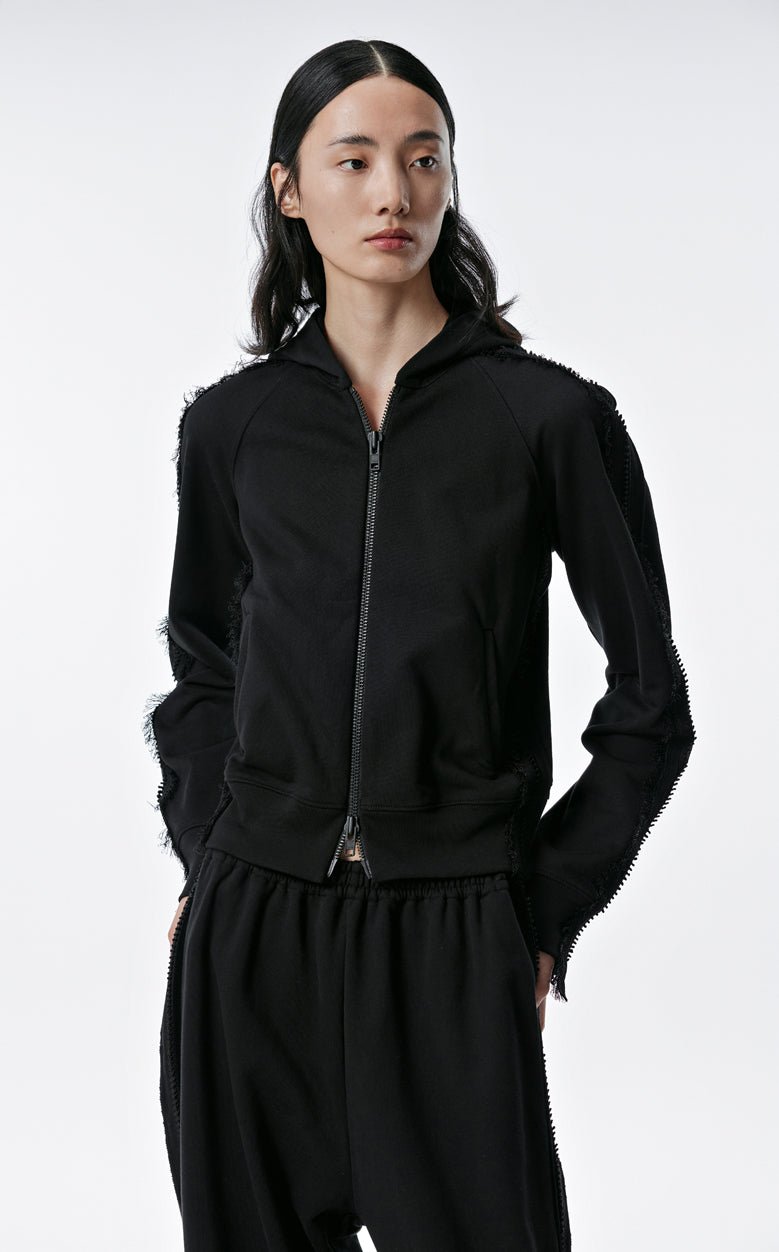 Sweatshirt / JNBY Cotton Hooded Sweatshirt Black