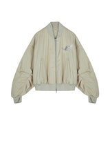 Coat / Su Embroidery X JNBY Cotton Bomber Jacket in Butterfly Pattern