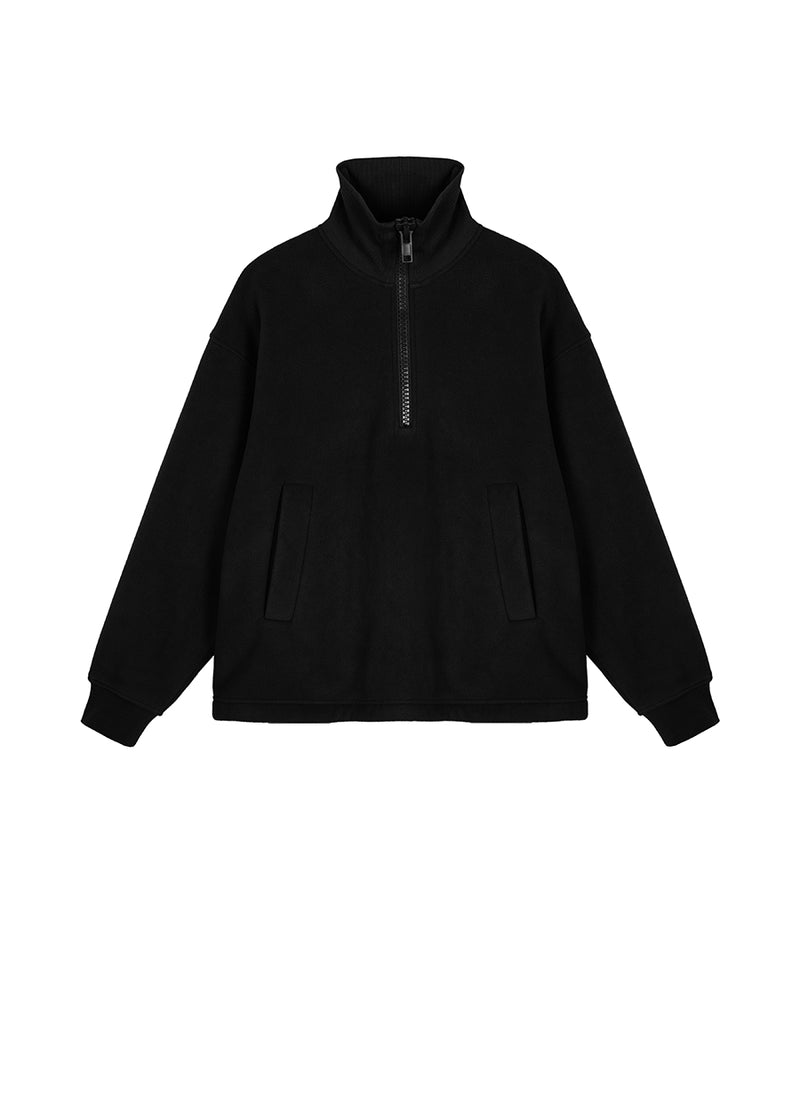 Sweatshirt / JNBY High-neck Faux Fur Sweatshirt