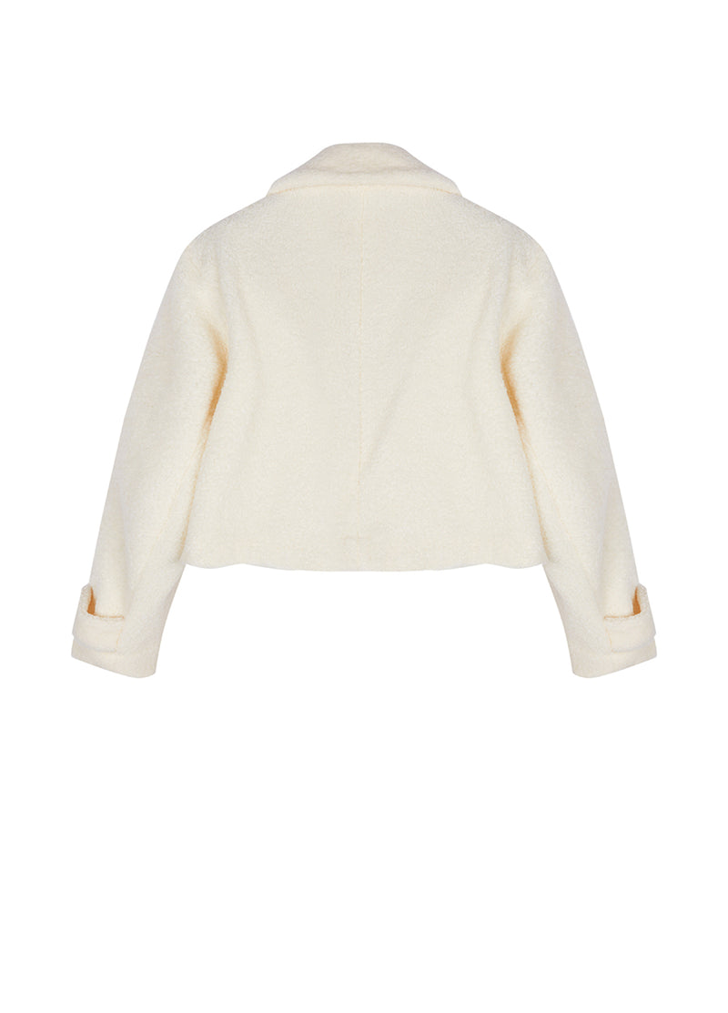 Jacket / JNBY Faux Fur Cropped Jacket