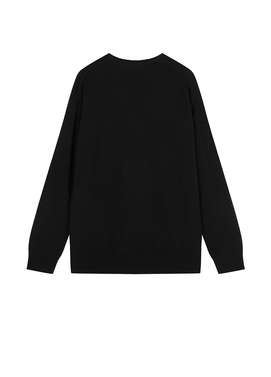 Sweater / JNBY V-Neck Wool-Cashmere Jumper
