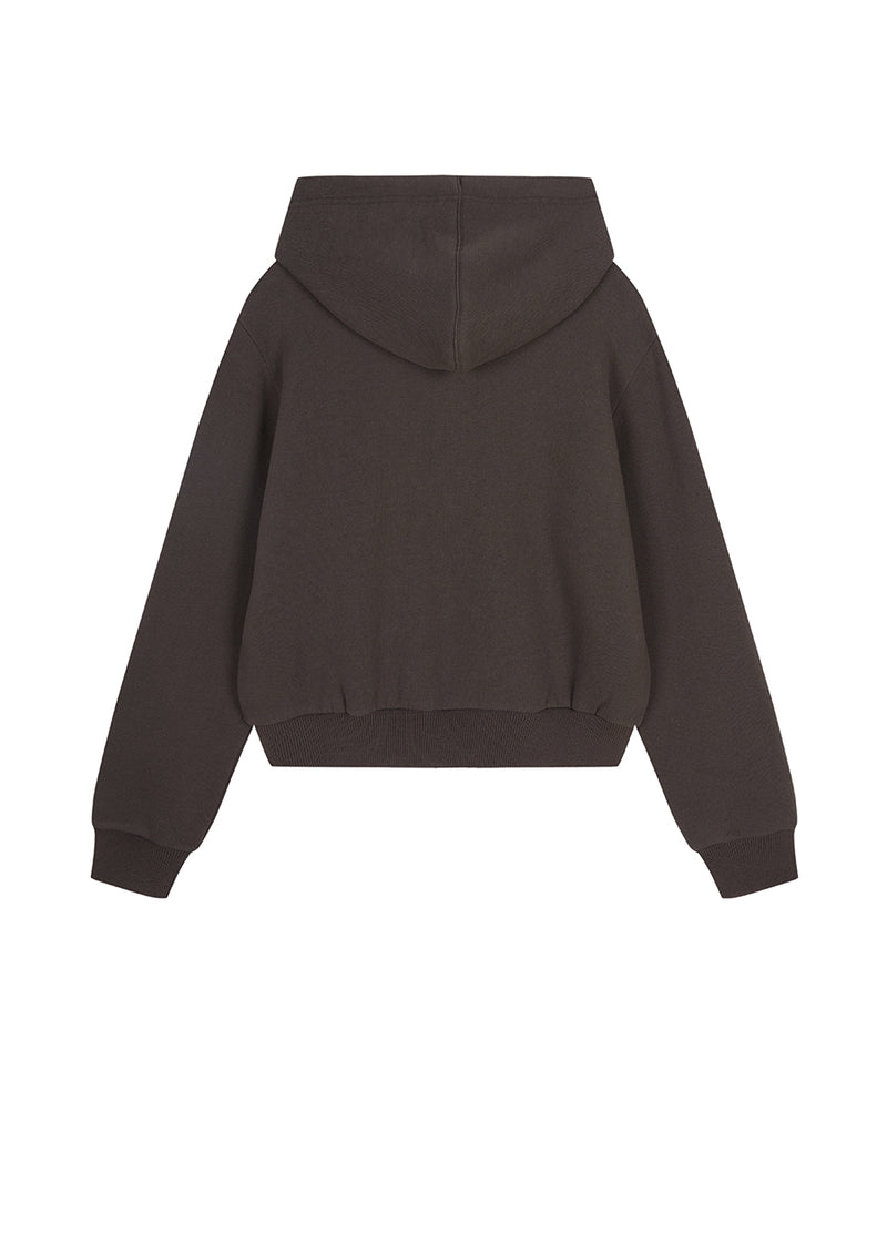 Sweatshirt / JNBY Relaxed Wool-Blend Hoodie