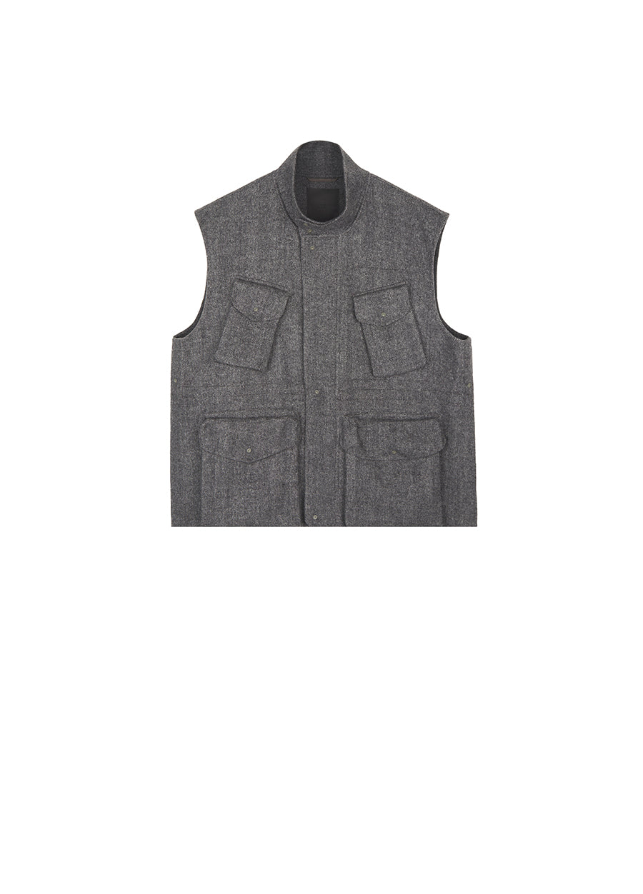 Vest / JNBY Oversize Wool-Blend Vest Grey