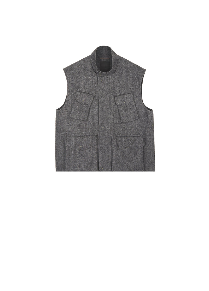 Vest / JNBY Oversize Wool-Blend Vest Grey