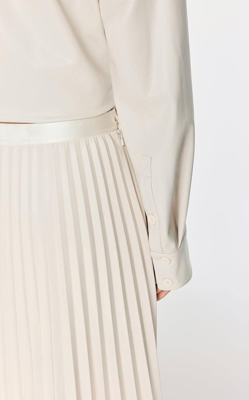 Skirt / JNBY Pleated Midi Skirt