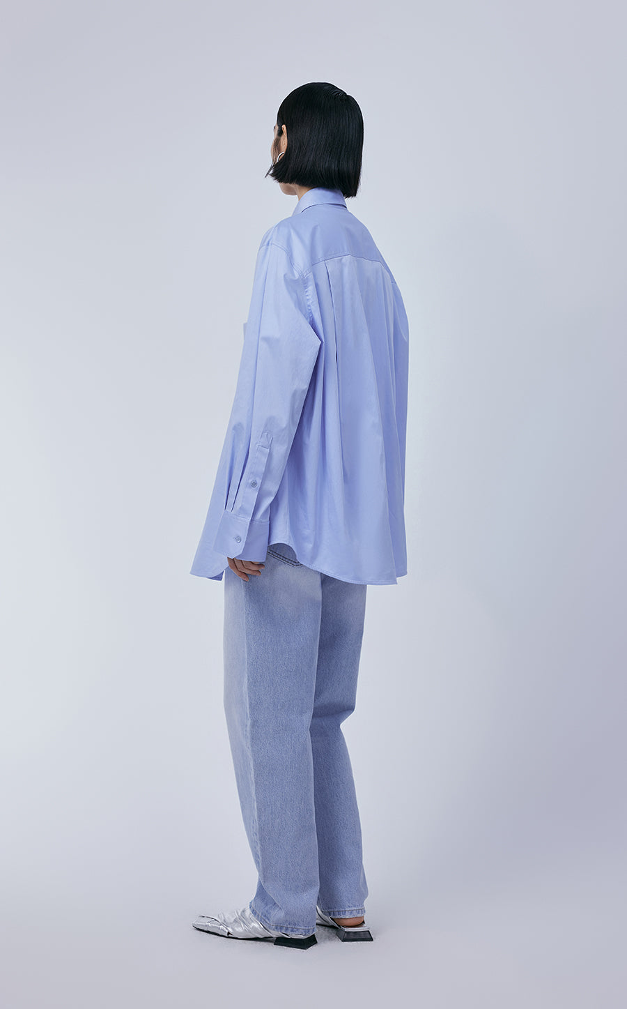 Shirt / JNBY Oversize Cotton Minimalism Shirt￡¨Spring 24￡?