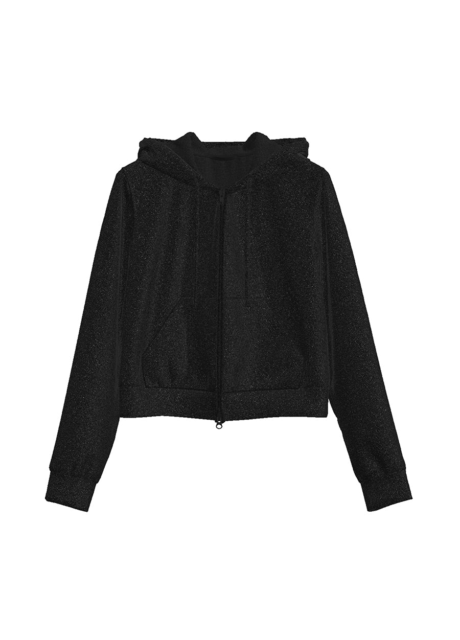 Sweatershirt / JNBY Cotton-blend Viscose Hoodie￡¨Spring 24￡?