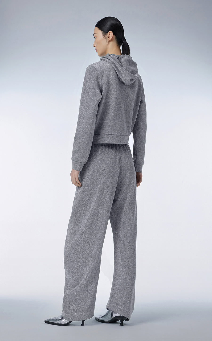 Sweatershirt / JNBY Cotton-blend Viscose Hoodie￡¨Spring 24￡?