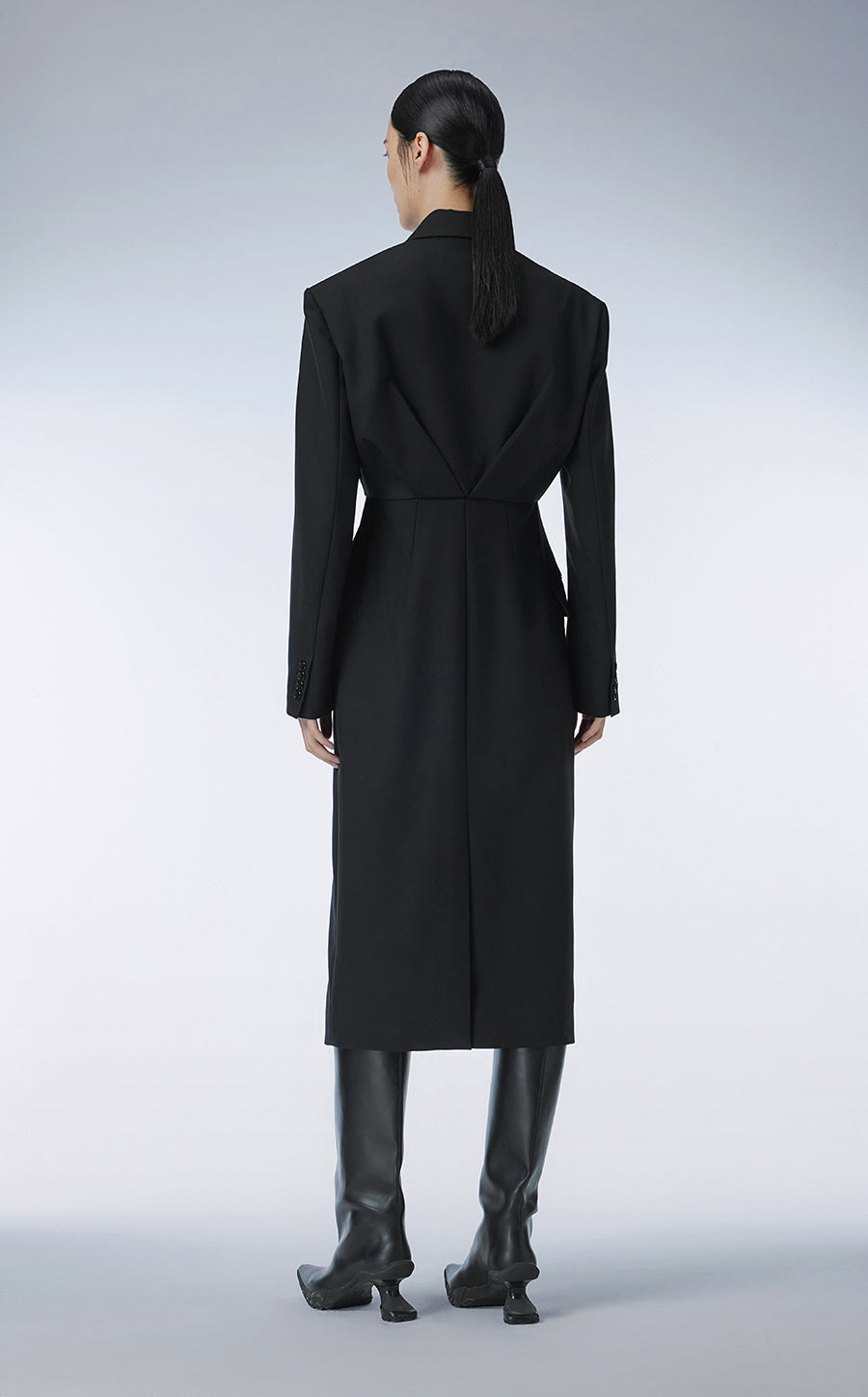 Coat / JNBY Wool Midi Trench Coat￡¨Spring 24￡?