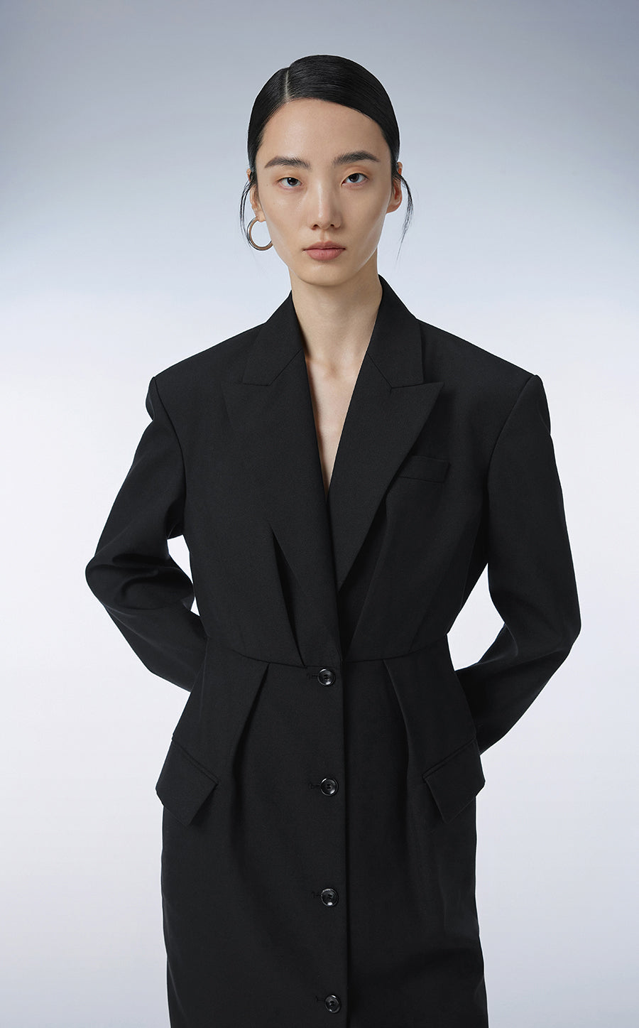Coat / JNBY Wool Midi Trench Coat￡¨Spring 24￡?