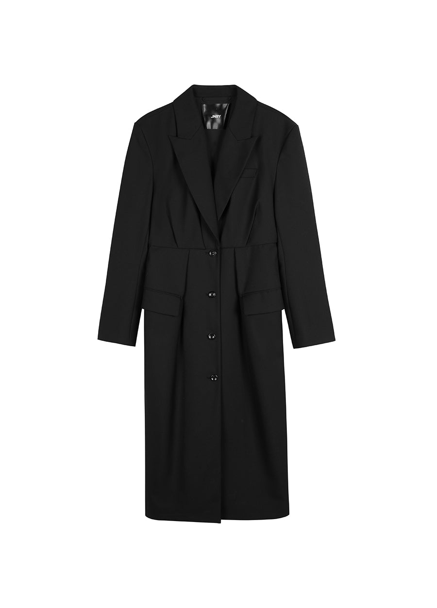 Coat / JNBY Wool Midi Trench Coat￡¨Spring 24￡?