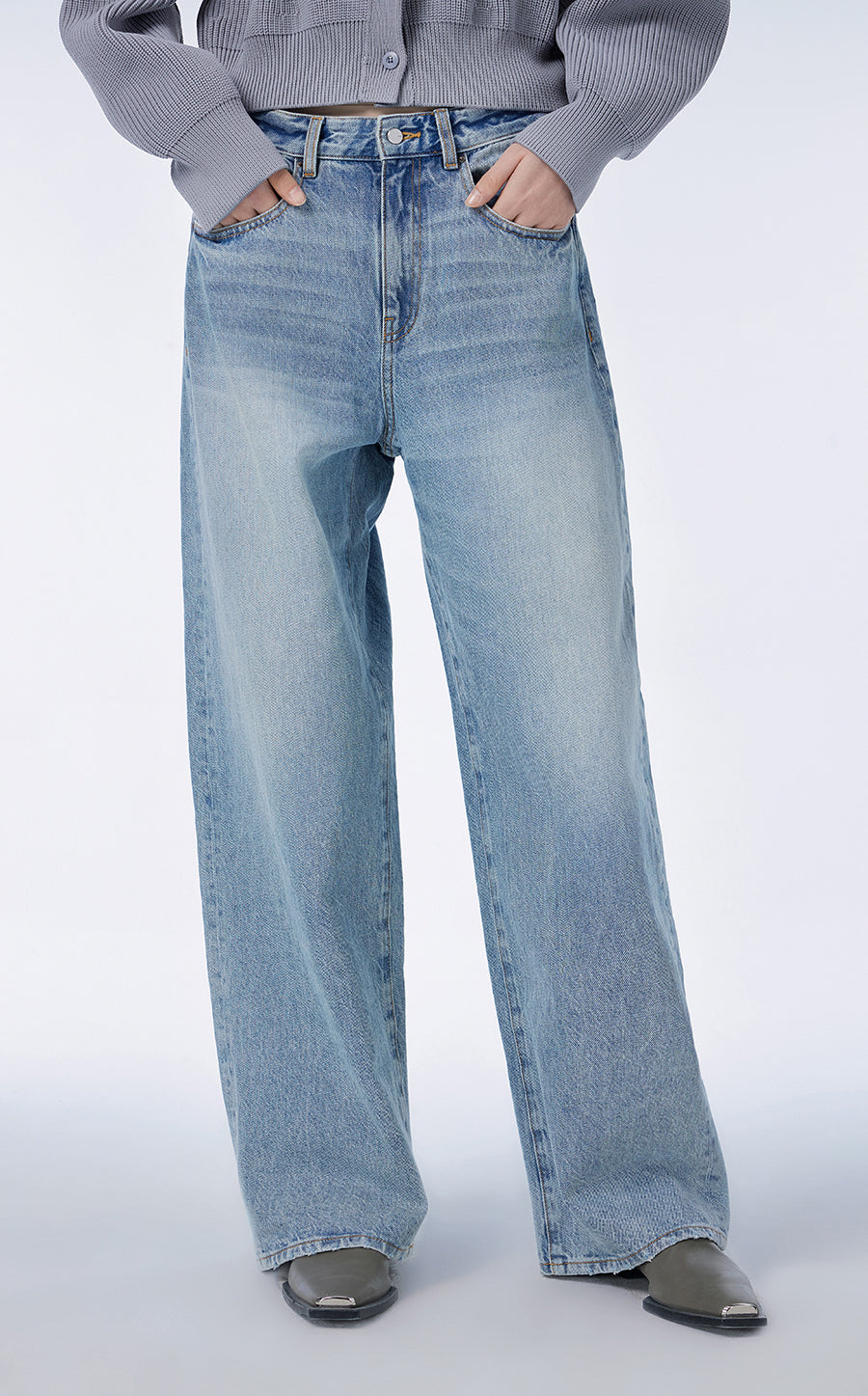 Pants / JNBY Cotton Leisure Wide Leg Pants￡¨Spring 24￡?
