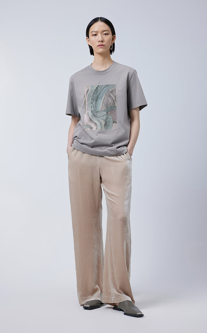 Pants / JNBY Viscose-silk Extra-long Pants
